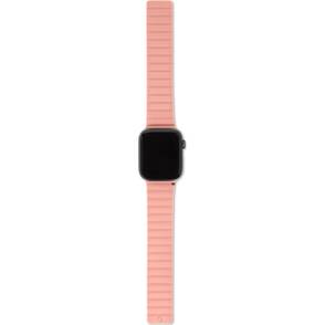 Decoded-Silikonarmband-Magnetic-Traction-fuer-Apple-Watch-42-44-45-49-mm-Peach-01