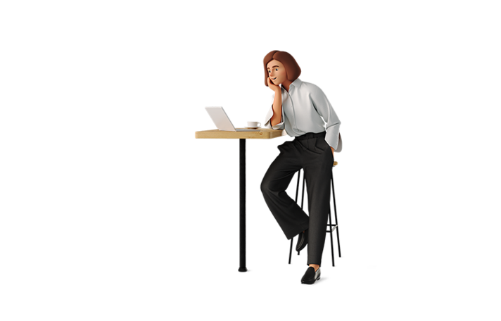 3d-business-young-woman-working-at-the-table