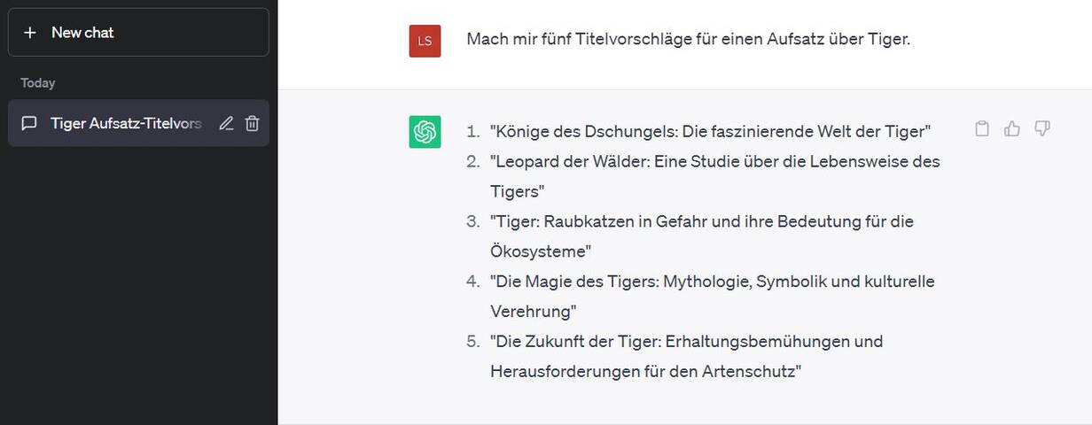 ChatGPT für die Schule nutzen