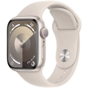 Apple-Watch-Series-9-GPS-41-mm-Aluminium-Polarstern-Sportarmband-M-L-Polarstern-01