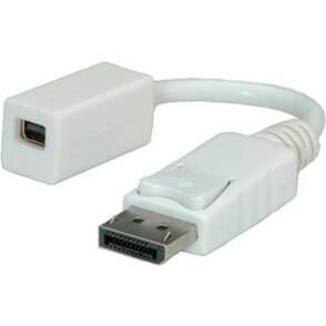 Roline-DisplayPort-auf-mini-DisplayPort-Adapterkabel-Weiss-01