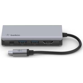 BELKIN-100-W-USB-3-1-Typ-C-Multiport-Hub-4in1-Hub-Silbergrau-01