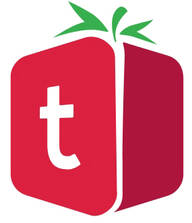 Logo tomedo® Praxissoftware, exklusiv für Apple-Hardware entwickelt.