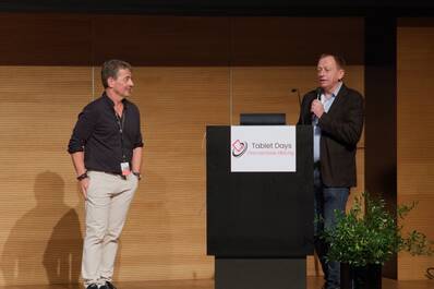 Tom Rittmann und Roger Spindler auf dem Podium