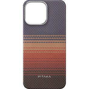 PITAKA-MagEZ-Aramid-Case-600D-mit-MagSafe-iPhone-16-Pro-Max-Sunset-01