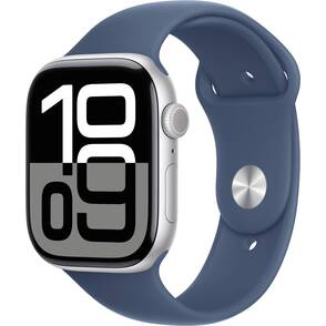 Apple-Watch-Series-10-GPS-46-mm-Aluminium-Silber-Sportarmband-M-L-Denim-01