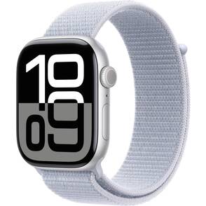 Apple-Watch-Series-10-GPS-46-mm-Aluminium-Silber-Sport-Loop-Wolkenblau-01