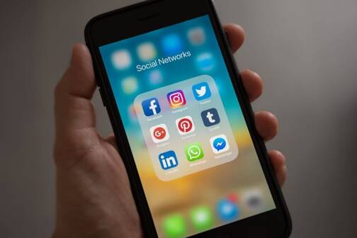 Social Media Apps auf iPhone 