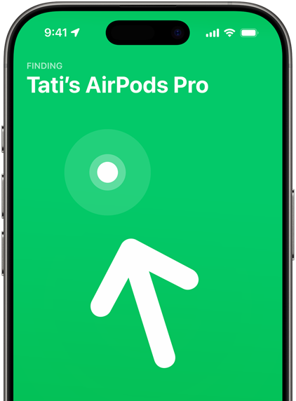 iPhone, das „Wo ist?“ für AirPods Pro zeigt